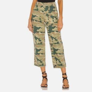 Free People We The Free, Women’s Remy Camo Twill Cropped Pants, Sz 25 NWT